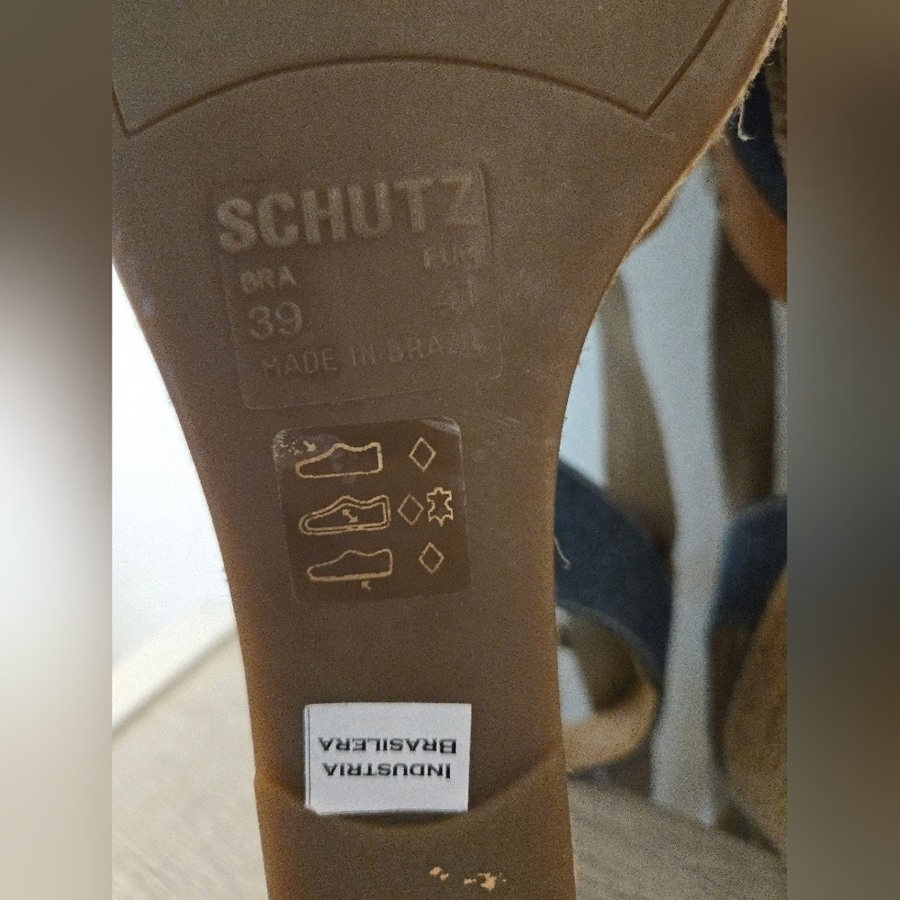 Schutz Brasilera Sandals Shoes Straps Womens Size 10 - Picture 6 of 7
